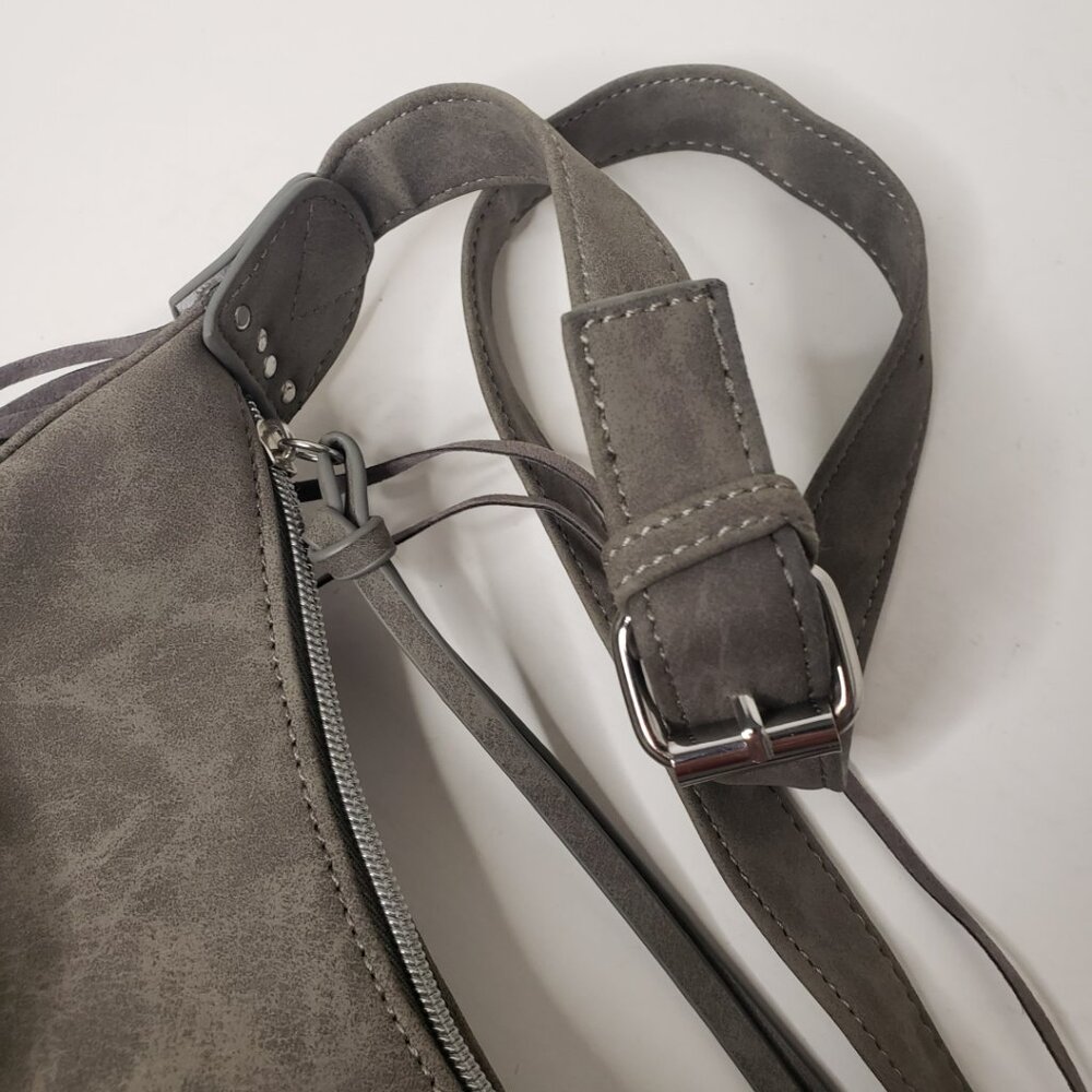 NWOT Kenneth Cole Reaction Hobo Bag Gray Big - Picture 9 of 13
